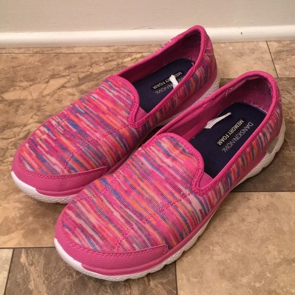 Danskin Pink Memory Foam Athletic Slides Shoes - Picture 3 of 8